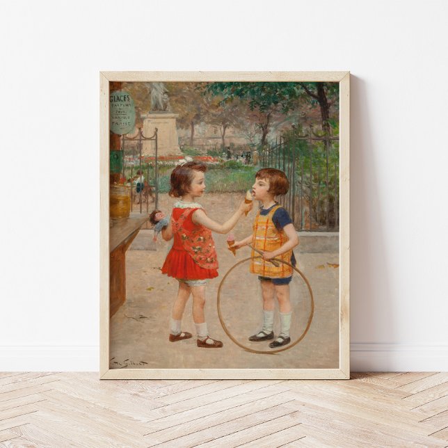 Affiche Les Glaces du Jour | Victor Gabriel Gilbert (Créateur téléchargé)