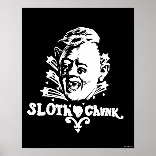 Affiche Les Goonies "Sloth ♥ Chunk" (Devant)