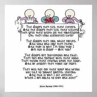 Affiche Les Goops Qu'Ils Lèvent Leurs Doigts