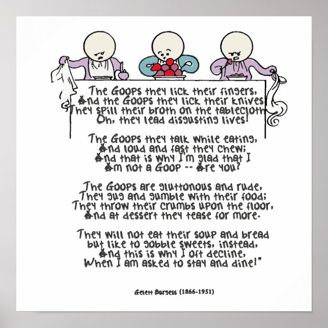 Affiche Les Goops Qu'Ils Lèvent Leurs Doigts (Devant)