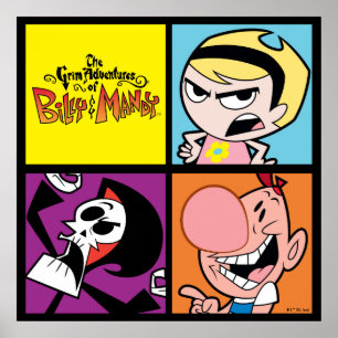 Affiche Les Grandes Aventures de Billy & Mandy Character A