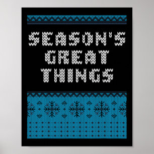 Affiche Les grandes choses de Noël Inspiration de Noël Xma