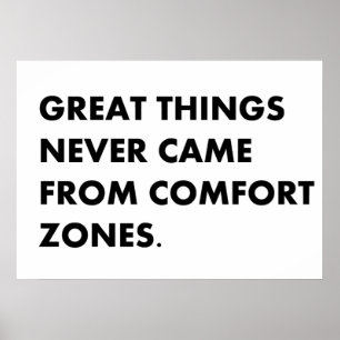 Affiche Les grandes choses ne sont jamais arrivées