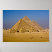 Les grandes pyramides de Gizeh, Egypte
