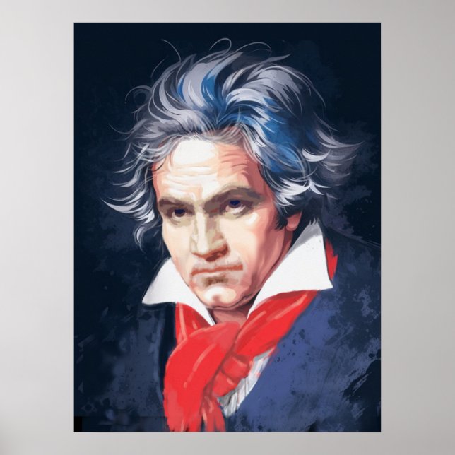 Affiche Les grands compositeurs : Beethoven (Devant)