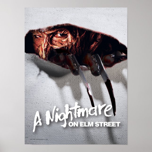 Affiche Les Griffes de la nuit | Freddy Krueger Peeking (Devant)