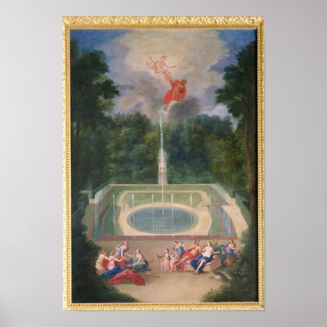 Affiche Les Groves de Versailles avec Mars (Devant)