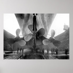 Affiche Les hélices du Titanic