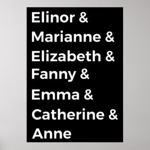 Affiche Les Héroïnes de Jane Austen Ier