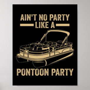 Affiche Les hommes ne font pas la fête comme un ponton de 