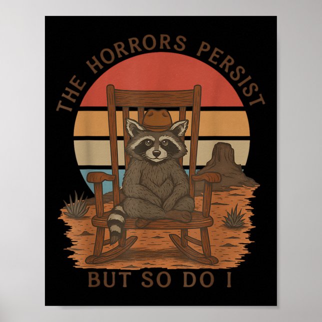 Affiche Les horreurs persistent mais moi aussi cowboy rato (Devant)