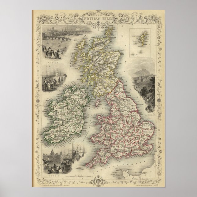 Affiche Les îles britanniques (Devant)