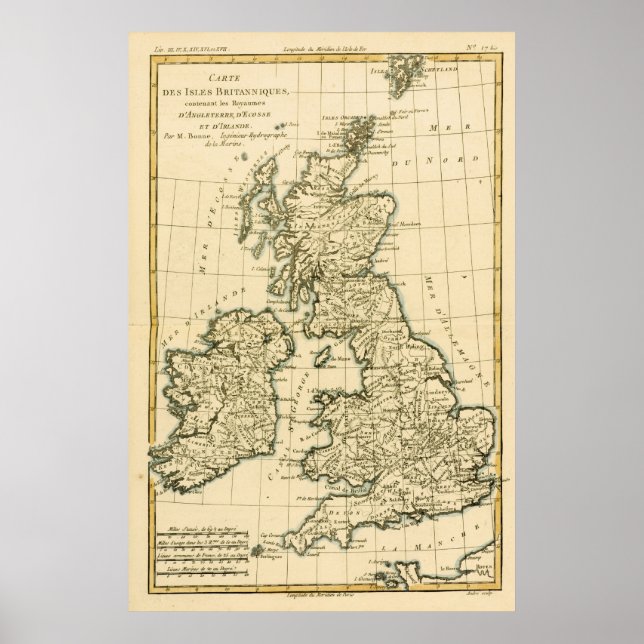 Affiche Les îles britanniques (Devant)