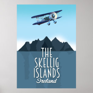 Affiche Les îles Skellig