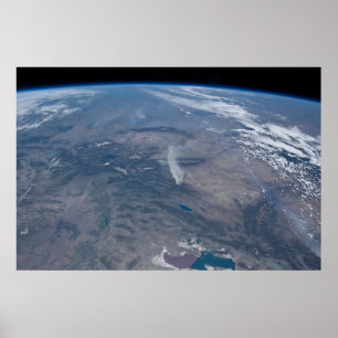 Affiche Les Incendies Sauvages Dans L'Ouest Et Le Sud-Oues