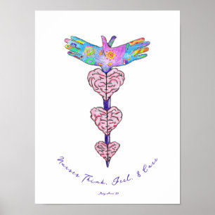 Affiche Les infirmières pensent, ressentent et soignent