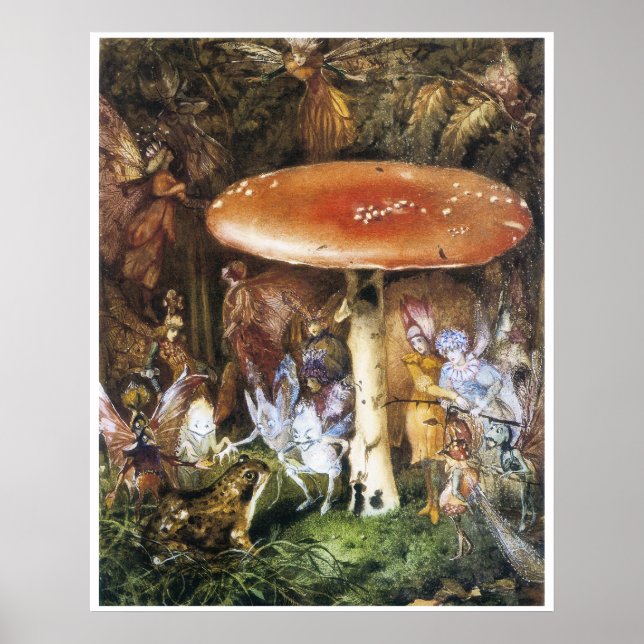 Affiche Les intrus Imprimer par John Aster Fitzgerald (Devant)