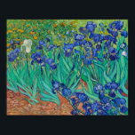 Affiche Les Irises de Van Gogh<br><div class="desc">Irises de Vincent van Gogh (1889).</div>
