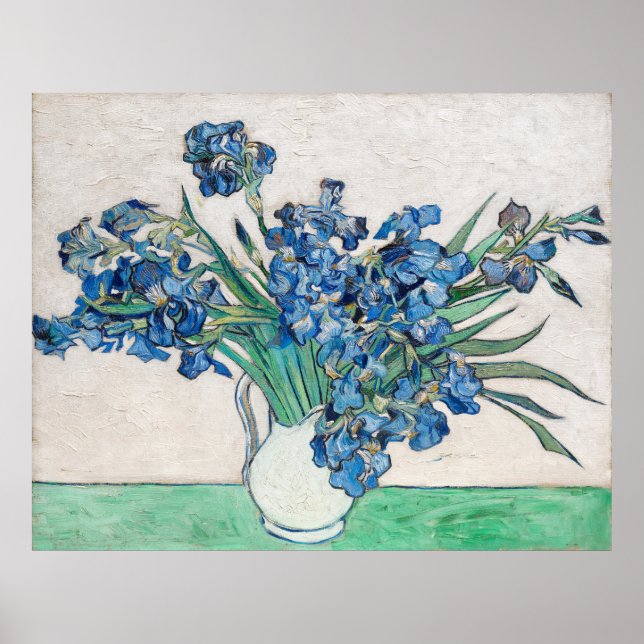 Affiche Les Irises de Van Gogh (Devant)