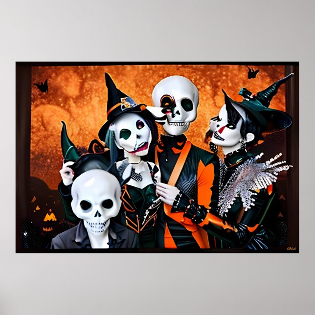 Affiche Les irréductibles d'Halloween (Devant)