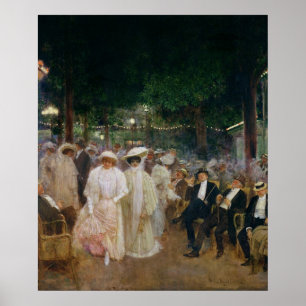 Affiche Les jardins de Paris, ou les beautés du