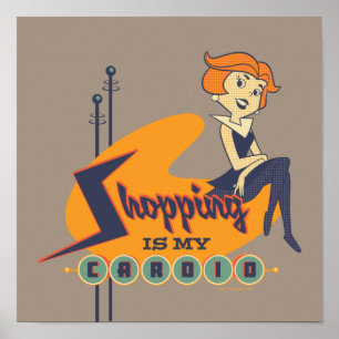 Affiche Les Jetsons   Le shopping est ma thérapie