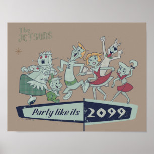 Affiche Les Jetsons   Party Like It's 2099