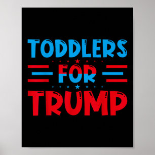 Affiche Les jeunes pour Trump Kids Trump 2024