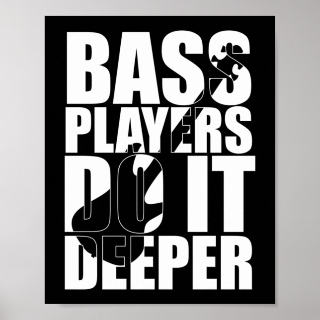 Affiche Les joueurs de basse font plus (Devant)
