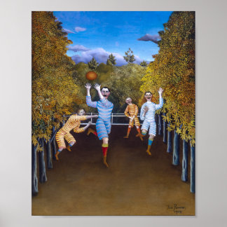Affiche Les Joueurs de Football | Henri Rousseau |