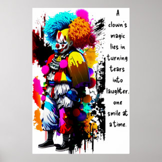 Affiche Les larmes d'un clown