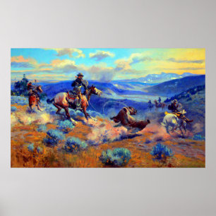 Affiche Les lassos et les chevaux rapides sont plus sûrs q