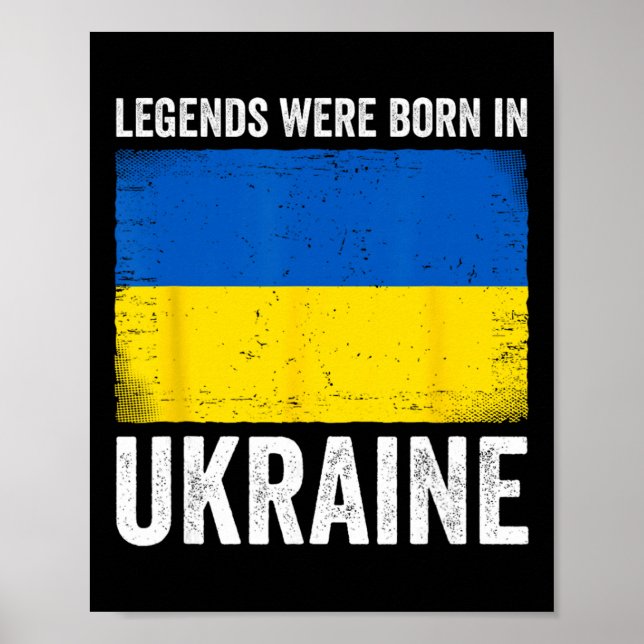 Affiche Les légendes sont nées en Ukraine  (Devant)