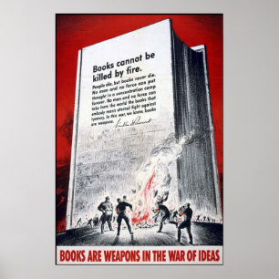 Affiche Les livres sont des armes