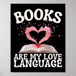 Affiche Les Livres Sont Mon Amour Langue Lecture Louvain B