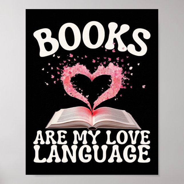 Affiche Les Livres Sont Mon Amour Langue Lecture Louvain B (Devant)