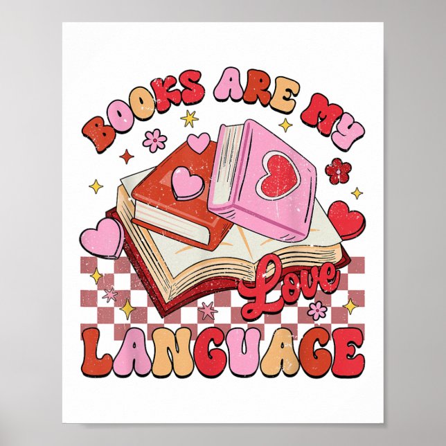 Affiche Les Livres Sont Mon Amour Langue Lecture Louvain B (Devant)