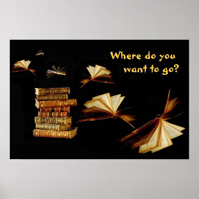 Affiche Les livres vous emmènent (Devant)