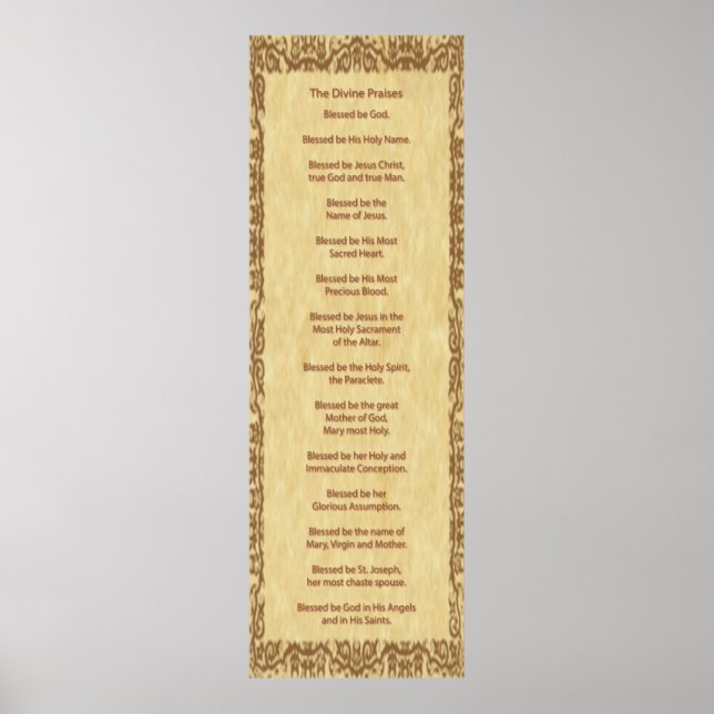 Affiche Les louanges divines (Devant)