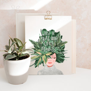 Affiche Les Love Plants Dame de Crazy Plant