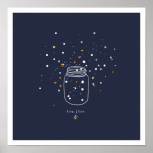 Affiche Les lucioles