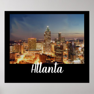 Affiche Les lumières d'Atlanta