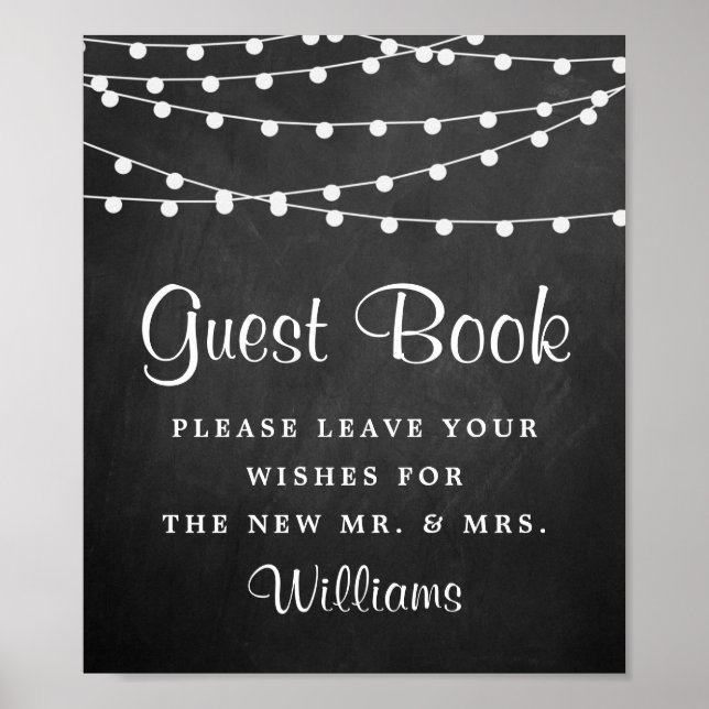 Affiche Les Lumières De Chaîne Sur La Collection De Mariag (Devant)