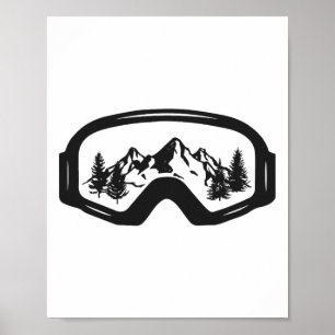Affiche Les lunettes de ski pour garçons Uni-kids de The W