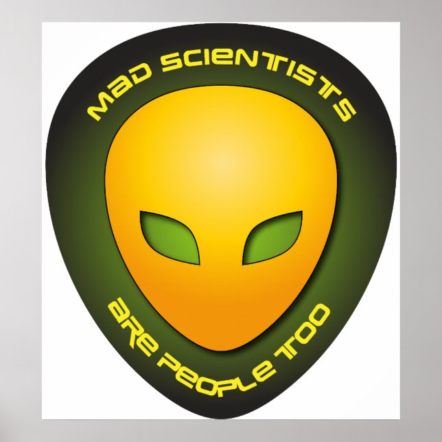 Affiche Les Mad Scientifiques Sont Aussi Des Gens (Devant)