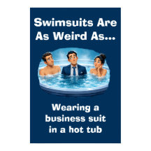 Les maillots de bain sont bizarres Humour de bain 
