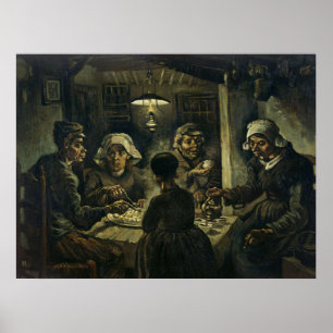Affiche Les Mangeurs de pommes de terre de Van Gog