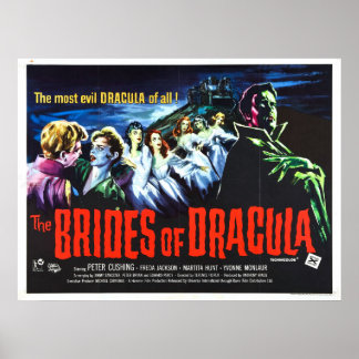 Affiche Les mariées du film Dracula