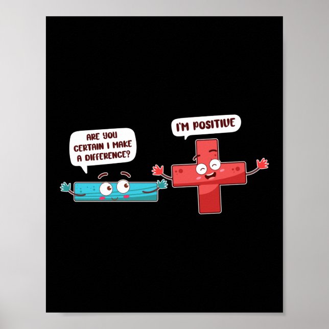 Affiche Les Maths Êtes-Vous Certain Que Je Fasse Une Diffé (Devant)