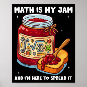 Affiche Les Maths Sont Mon Truc Et Je Suis Là Pour Les Rép